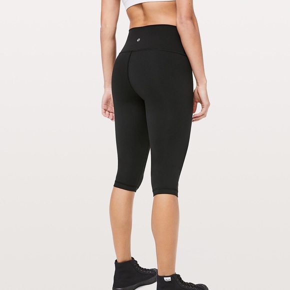 lululemon athletica Pants - Lululemon Inspire Crop Black Reversible Capri Leggings